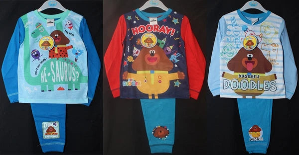 Boy's HEY DUGGEE Pyjamas / PJs in a Choice of 6 Styles  Sizes 18 months-5 years