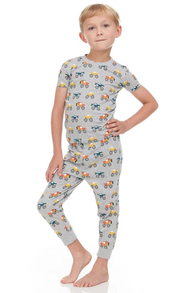 Kids Baby Toddler Boy Pajamas PJs - 2 pcs Shortsleeve | Super Soft Sleepwear