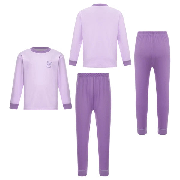 Kids Loungewear Crewneck Sleepwear Tops Pajama Set Casual Underwear T-shirt