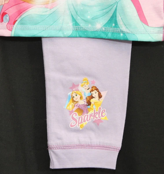 Girl's DISNEY PRINCESS Pyjamas / PJs in a Choice of 3 Styles - 18 months-5 years