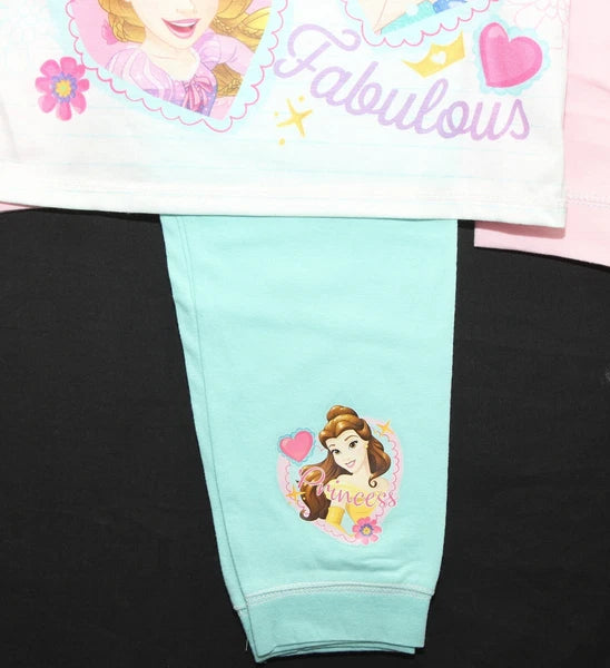 Girl's DISNEY PRINCESS Pyjamas / PJs in a Choice of 3 Styles - 18 months-5 years