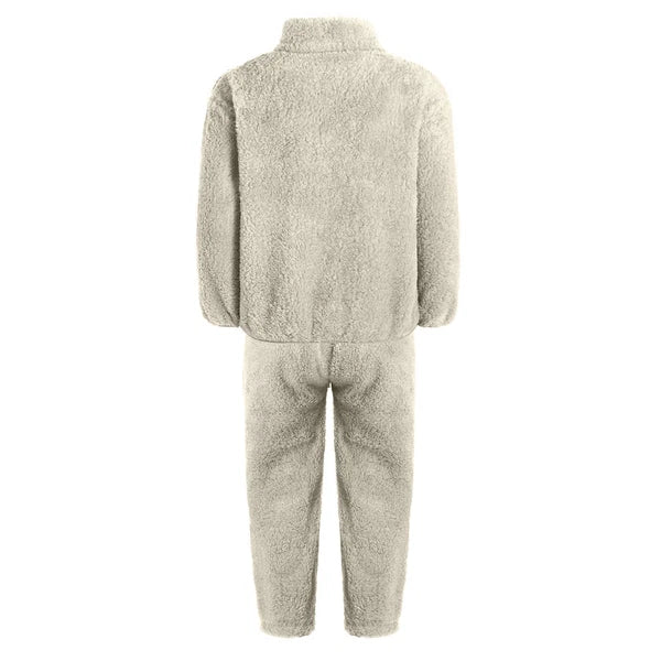 Unisex Kids Set Warm Pajama 2 Piece Outfit Girls Casuai Tops Costume Boys Soft