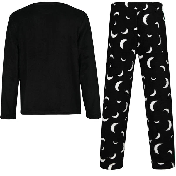 Kids Girls Boys Big Dream Pyjamas 2 Piece Soft Fluffy Loungewear Cosy Pyjama Set