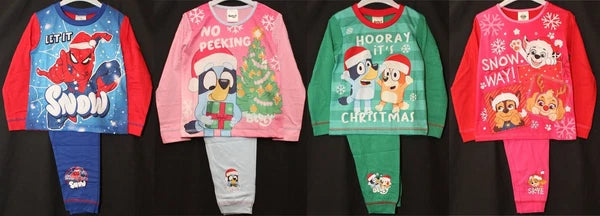 Kids/ Boys/ Girls CHRISTMAS Pyjamas / Xmas CHARACTER PJs Sizes 18 Months-5 Years