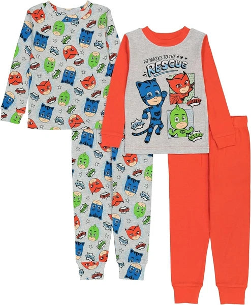 PJ Masks Boys' Snug Fit Cotton Pajamas