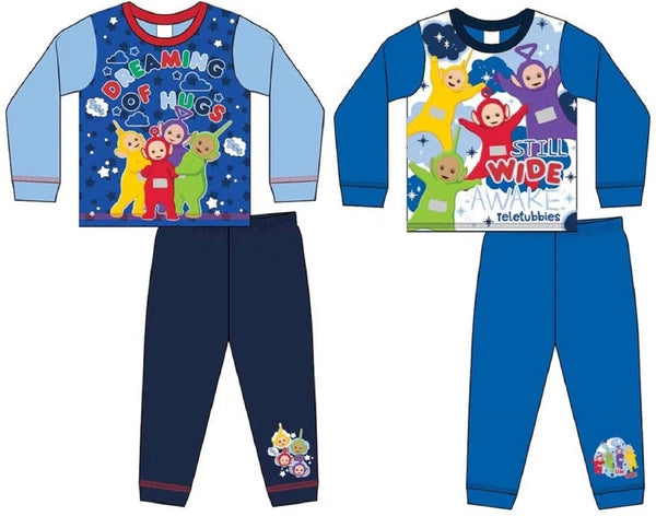 TELETUBBIES Boy's Pyjamas/Blue PJs in a Choice of Styles Sizes 12 months-4 years