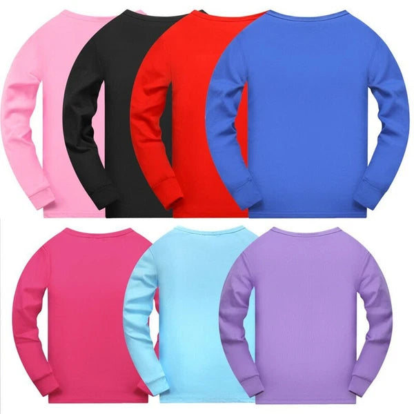 T-Shirt + Trousers Pj Sleepwear Nightwear Outfits New Boys Girls Jeffy Long Sleeve-