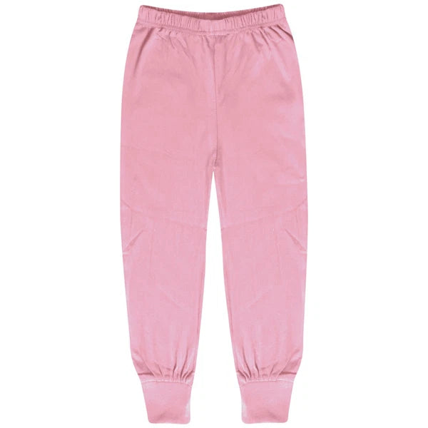 Kids Boys Girls Contrast Color Pjs Plain Stylish Pyjamas Set New Age 2-13 Years