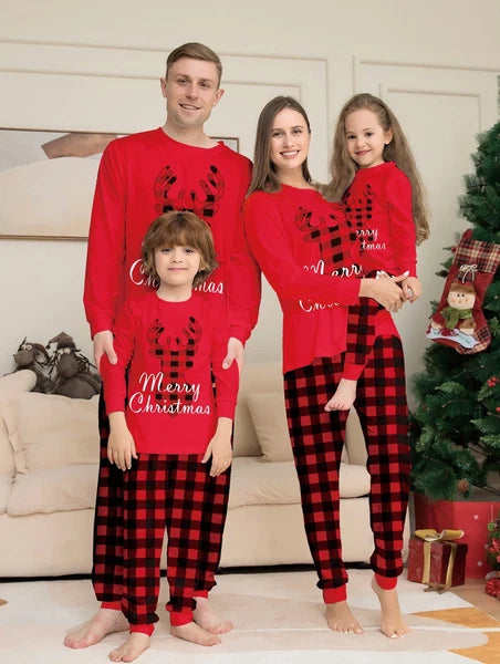 Christmas Family Matching Pyjamas Dog Adult Kids Nightwear Comfy Pajamas Pjs UK