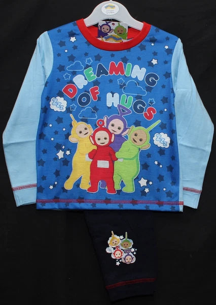 TELETUBBIES Boy's Pyjamas/Blue PJs in a Choice of Styles Sizes 12 months-4 years